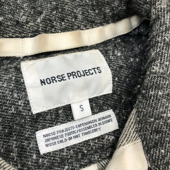 Norse Projects Villads Brushed Cotton Melange zip - Picture 6 of 7